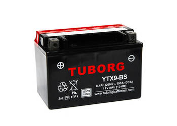 Akumulator Tuborg YTX9-BS 12V 8.4Ah 150A L+