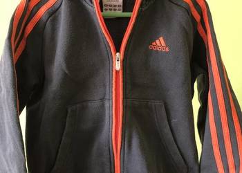 Bluza z kapturem - ADIDAS ciepła i wygodna.Rozm.116. Okazja!
