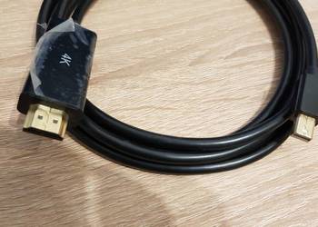 Kabel HDMI - MINI Display Port 4K FULL HD 1,8M shiru