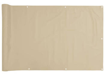 Parawan balkonowy beżowy 120x500 cm tkanina Oxford WM-134946