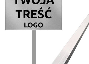 Tabliczka Znak stelaż Parking na profilu słupku ALUMINIUM tabliczki