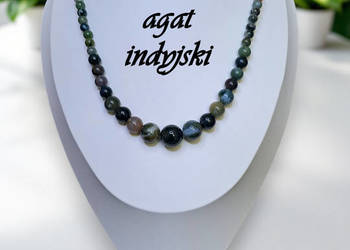 Korale z agatu indyjskiego, AGAT indyjski #533