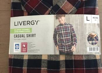 nowa koszula flanelowa męska