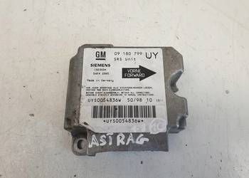 Opel Astra G II MODUŁ PODUSZEK AIRBAG 09180799