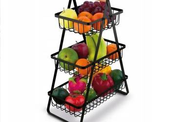 Duży Stabilny Kosz na owoce przybory, do kuchni, łazienki