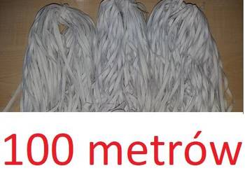 Guma biała 5mm miękka elastyczna dziana 100 metrów