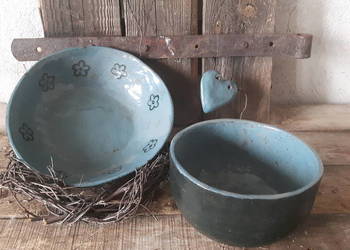 Miski ceramiczne ręcznie wykonane.