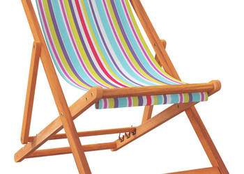 Składane krzesła plażowe 2 szt. wielokolorowe obite tkaniną WM-3214494