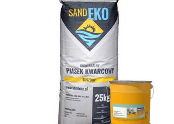 Piasek suszony do posadzek żywicznych, poliuretanowych, epoksydowy SANDEKO