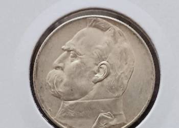 5 zł J. Piłsudski 1935 r. - nr. 2 - mennicze- nie czyszczone