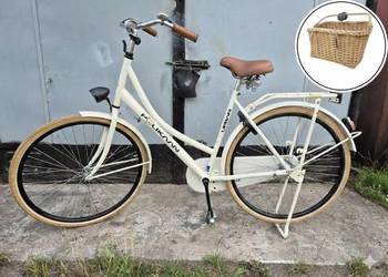 Rower damka PELIKAAN URBAN holenderka funkiel nówka + KOSZYK wiklinowy