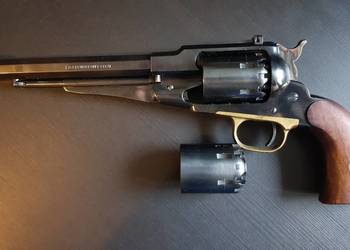 Rewolwer Remington New Army 1858 Target 8" .44 Pietta zestaw cowboya