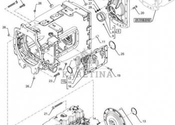New Holland T6070 Pokrywa 87650192