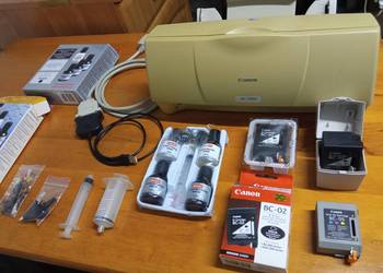 tusz BC-02 kartridż adapter LPT USB drukarka Canon