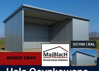 A193-Garaż Blaszany Jednospadowy |Zadaszenie | Ocynk | Wiata  – Maj-Blach