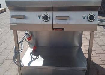 PŁYTA GRILLOWA GŁADKA 700.PBE-400G + RYFLOWANA  700.PBE-400R KROMET NA PODS