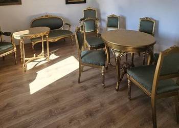 Piękny komplet stylowych mebli + lustro