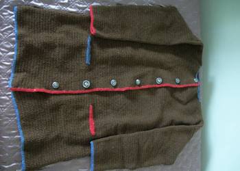 wdzianko z wełny z kieszeniami