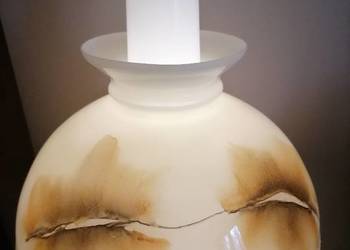 Stara lampa mosiężna w stylu . ART Deco. SPRAWNA