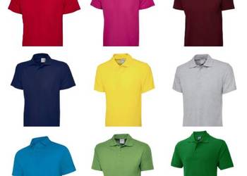 Stock koszulek polo UNEEK – markowe, nowe, uniseks, mix kolorów i rozmiarów