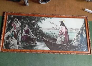 Obraz religijny " Jezus nauczający z łodzi"
