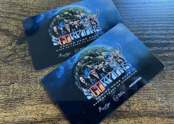 Bilety na koncert Scorpions (kolekcjonerskie)