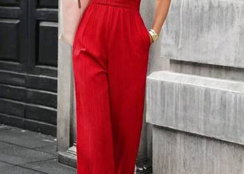 Kombinezon damski czerwony