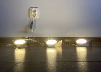 Oświetlenie LED do kuchni trzypunktowe podszafkowe