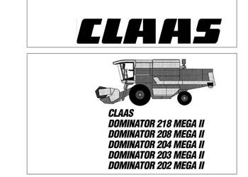 Instrukcja elektryki hydrauliki Claas MEGA 202, 203, 204, 208, 218