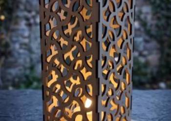 Eko Lampion Drewniany „Model Ażur” – SzubalaArt