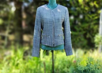 Szara marynarka Orsay 40 L żakiet kurtka blazer melanż