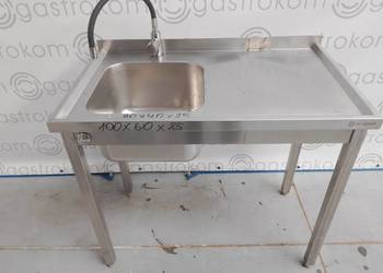Stół ze zlewem-L 100x60x85