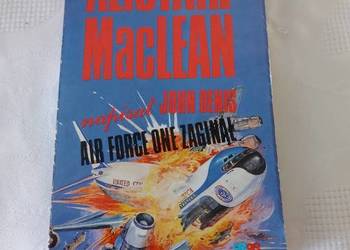 Książka "AIR FORCE ONE ZAGINĄŁ" Alistair MacLean, powieść sensacyjna