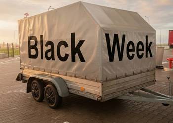 Rydwan lekka przyczepka lekka dwuosiowa  dmc 750 kg   bagażowa towarowa