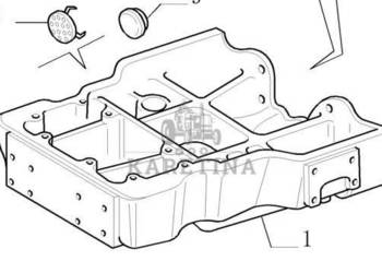 New Holland TM165 TM155 TM150 TM140 TM145 Wspornik Skrzyni Obudowa 82018662