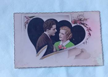 Pocztówka dla zakochanych, Francja, 1942 r. Pocztówka dla zakochanych, Francja, 1942 r.