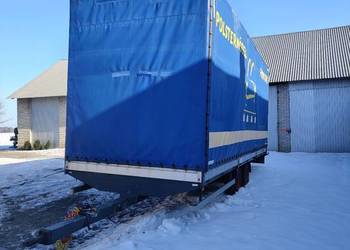 Przyczepa tandem Laweta do siana słomy tytoniu