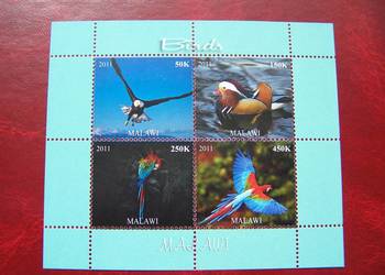 MALAWI 2012 MNH Fauna dzikie ptaki Afryki