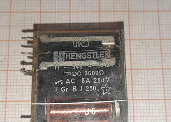 Przekaźnik HENGSTLER H548-1019   1szt. (A88)