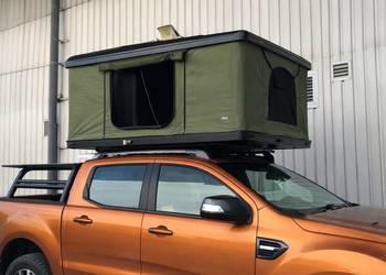 Aluminiowy namiot dachowy na bagażnik – 2 osoby, LED, lekki 65 kg FV