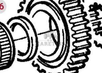 Fendt Favorit 514 Koło Zębate Walcowe CZĘŚCI 514100220110