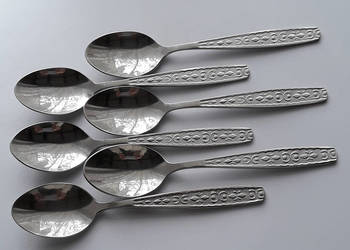 Łyżeczki do herbaty, KASZUBSKI, Gerlach, sztućce PRL