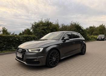 Audi A3 sportback 8V 3x s line 2.0 TDI full opcja radar , kamera , ledy