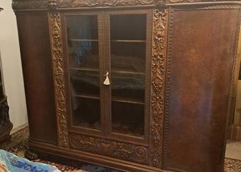 Piękny gabinet na lwich łapach (biurko+biblioteka)