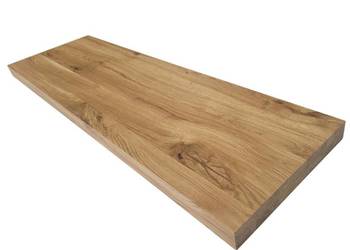 Stopień Drewniany Prosty - Dębowy Rustykalny do Schodów