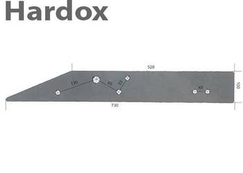 Płoza długa HARDOX 92232/P części do pługa OVERUM