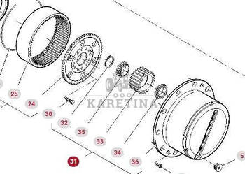 Valtra S274 S294 S324 S394 Fendt S927 S930 S933 S939 Jarzmo Kapelusz Wieni…