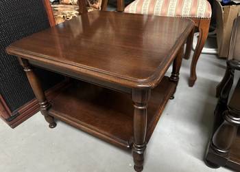 Dębowa ława kwadratowa 60cm