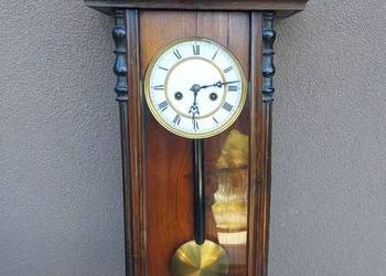 Stary zegar ścienny Junghans około 1900r sprawny film gongu F067