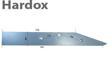 Płoza długa HARDOX 21327/L części do pługa NIEMEYER